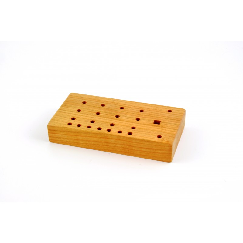 S-2 Wooden Micro Stake Holder 6”x3”x1” for H-2